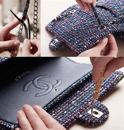 chanel handbag making